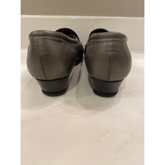 SAS Tripad Comfort Easier Womens  Grey Leather Slip on  Loafers Size 9.5 M - Picture 4 of 11